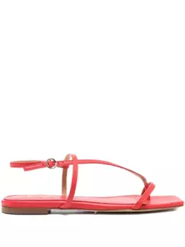 Сандалии Ella с квадратным носком Aeyde, красный