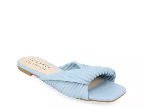 Сандалии Emalynn Slide — женские Journee, Blue