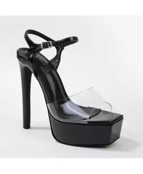 Сандалии Energy Clear Upper Platforms BERNESS, черный