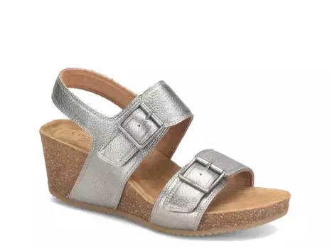 Сандалии Erlina Wedge Sandal Comfortiva, серый/золотой