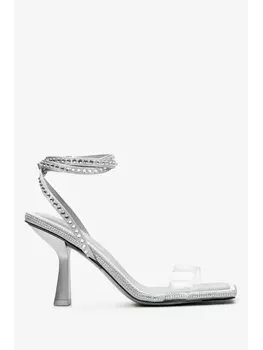 Сандалии Estro, серебряный