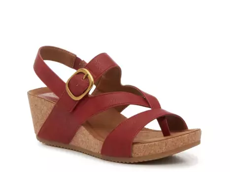 Сандалии Evelyn Wedge Sandal Eurosoft, красный