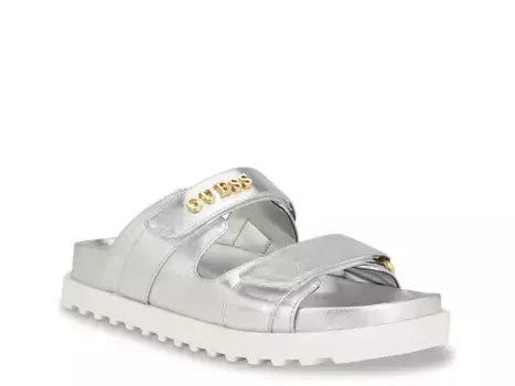 Сандалии Fabulon Guess, Silver Metallic
