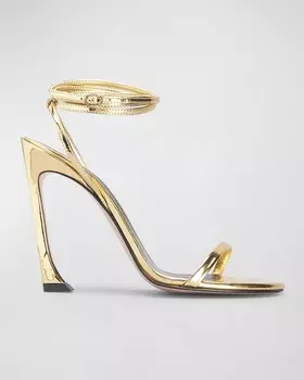 Сандалии Fade Vegan с эффектом металлик и ремешком на щиколотке Piferi