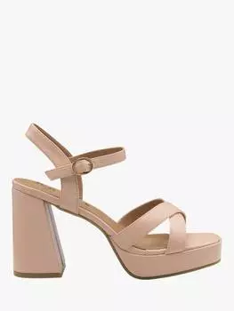 Сандалии farran на блочном каблуке Ravel, розовый