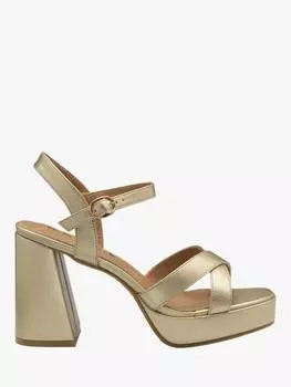 Сандалии farran на блочном каблуке Ravel, золотой