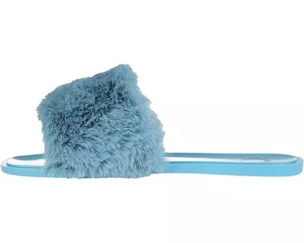 Сандалии Faux Fur Dusk Slide Journee Collection, синий