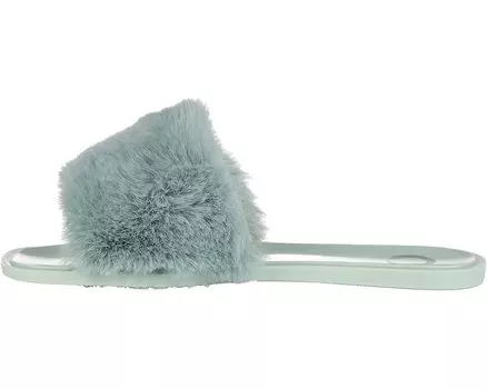 Сандалии Faux Fur Dusk Slide Journee Collection, зеленый