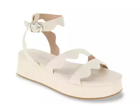 Сандалии Faye Platform Sandal Bcbgeneration, белый