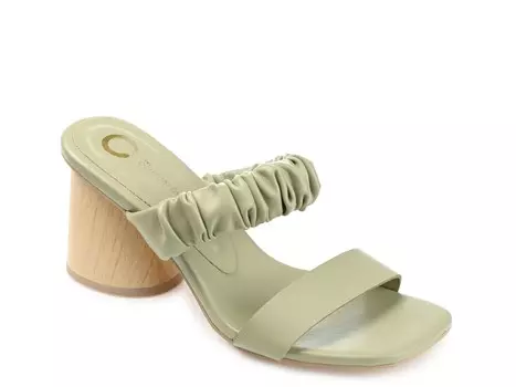 Сандалии Fayth из коллекции Journee Collection, зеленый