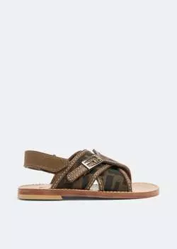 Сандалии Fendi FF Slingback, рисунок