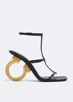 Сандалии FERRAGAMO Elina sandals, черный