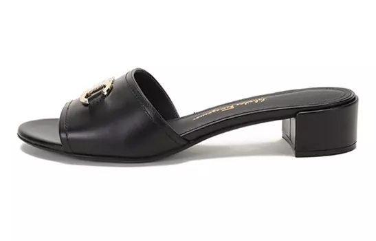 Сандалии Ferragamo Gancini Salvatore, черный
