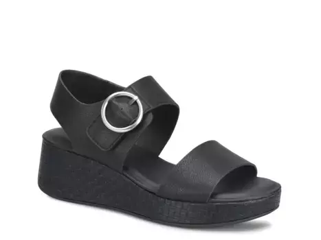 Сандалии Finnly Wedge Sandal Eurosoft, черный