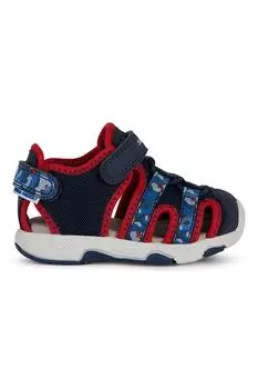Сандалии Fisherman на липучке Geox, красный