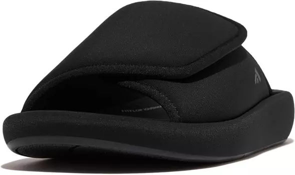 Сандалии FitFlop Iqushion City Adjustable Water-Resistant Slides, черный