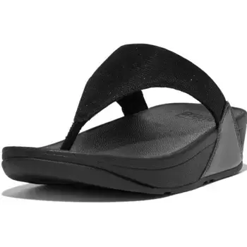 Сандалии Fitflop Lulu Shimmerlux Toe-Post, черный