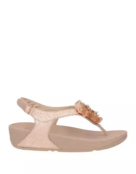 Сандалии Fitflop, розовое золото