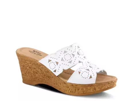Сандалии Flamyo Wedge Sandal Spring Step, белый