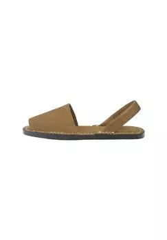 Сандалии Flat PULL&BEAR, коричневый