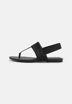Сандалии FLAT TOEPOST Calvin Klein Jeans, цвет black