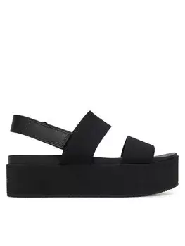 Сандалии Flatform Sandal Sling In YW0YW01788 Calvin Klein Jeans, черный