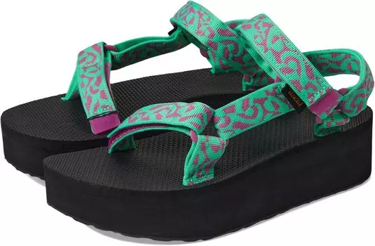 Сандалии Flatform Universal Teva, цвет Flip Summer Green