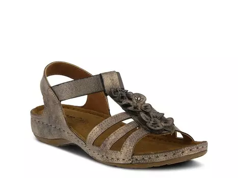 Сандалии Flexus by Spring Step Adede, оловянный металлик
