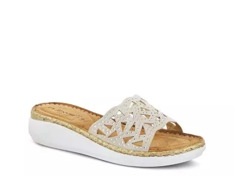 Сандалии Flexus by Spring Step на танкетке Windom, серо-коричневый