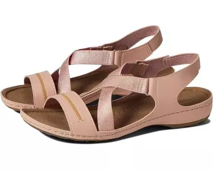 Сандалии Flexus Lineata, розовое золото