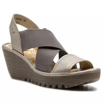 Сандалии Fly London, серебро