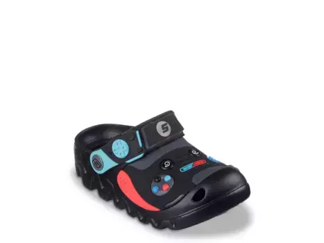 Сандалии Foamies Game Kicks Zaggle Hydro-Pointz Clog Skechers, черный