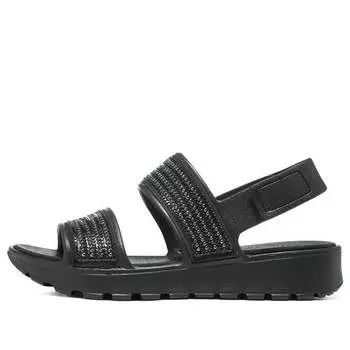 Сандалии footsteps how extra 'black' Skechers, черный