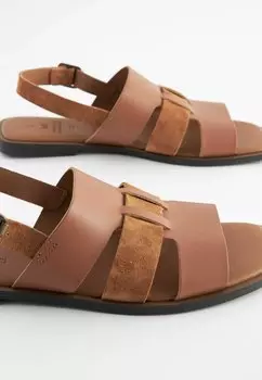Сандалии Forever Comfort Regular Wide Fit Next, коричнево-коричневые