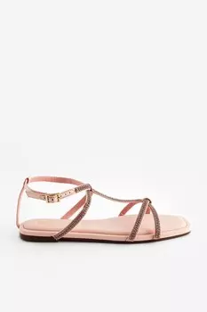 Сандалии Forever Comfort с декором Next, розовый