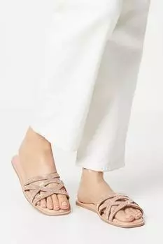 Сандалии Frances с украшением широкого кроя Dorothy Perkins, розовый