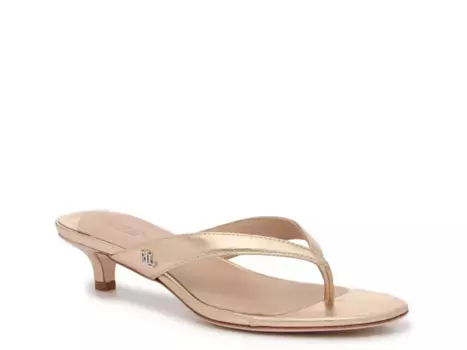 Сандалии Francesca Lauren Ralph Lauren, Gold Metallic