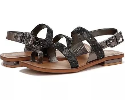 Сандалии Franco Sarto Ellis Toe Loop Flat, черный