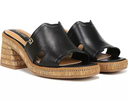 Сандалии Franco Sarto Florence Fashion Slide Heeled, цвет Black Leather