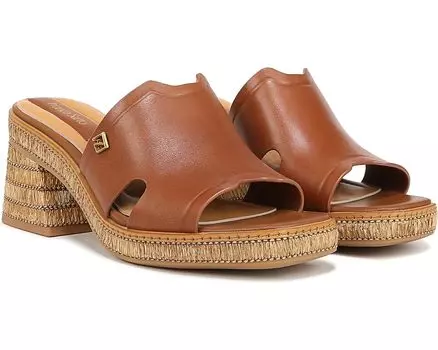 Сандалии Franco Sarto Florence Fashion Slide Heeled, цвет Cognac Brown Leather