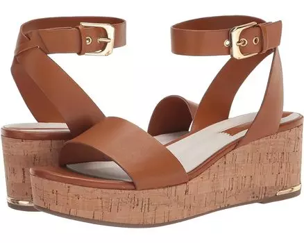Сандалии Franco Sarto Presley Platform Wedge, цвет Tan Brown Leather