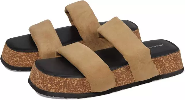 Сандалии Free People Fairmount Flared Sandal, серо-коричневый