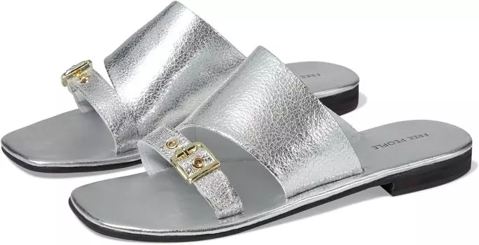 Сандалии Free People Mila Minimal Flat Sandal, серебряный