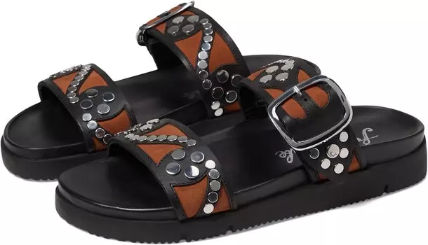 Сандалии Free People Revelry Studded Sandal, цвет Black/Tan