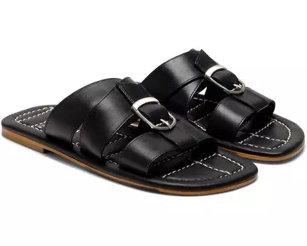 Сандалии Free People Sloan Buckle, черный