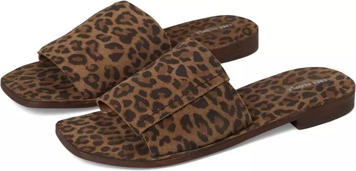 Сандалии Free People Verona Slide Sandals, цвет Chestnut Leopard