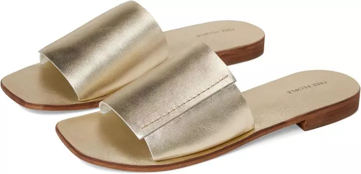 Сандалии Free People Verona Slide Sandals, золотой