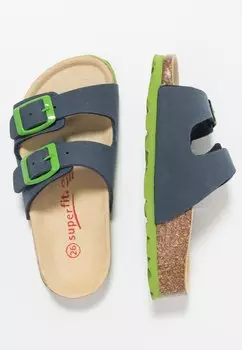 Сандалии FUSSBETTPANTOFFEL SANDALS Superfit, цвет ocean
