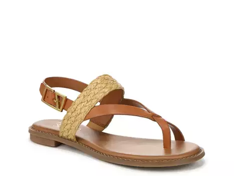 Сандалии Gabby Franco Sarto, Brown/Beige Raffia