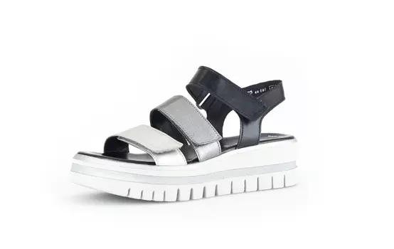 Сандалии Gabor Fashion Plateau Sandale, серебряный